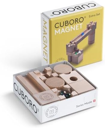 Cuboro Magnet Marble Run Game - The Extra Set for Magic Bridges