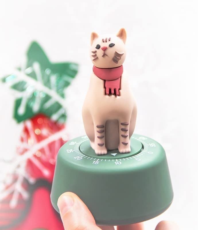 Kreatywny minutnik kuchenny, Lazy Cat, kuchenny timer, do 60 minut(Gray)