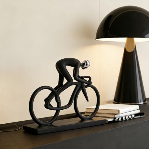 Statue de bureau, accessoires décoratifs salon et étagère rustique