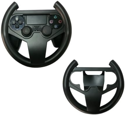 GAMINGER Steering Wheel for PlayStation 4 PS4 Sony Controller Dualshock TILT TO STEER FUNCTION - perfect for RACING GAMES