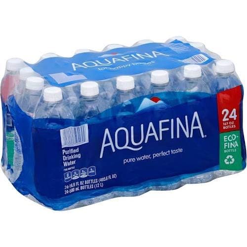 Aqua fina Bottled Water, 16.9 Ounce (24 Bottles) - Generic