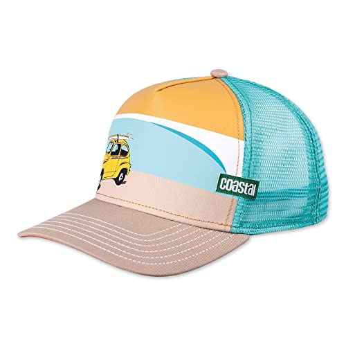 Coastal - Surfy Car (Khaki/Orange) - Trucker Cap Meshcap Kappe Mütze Cappy...