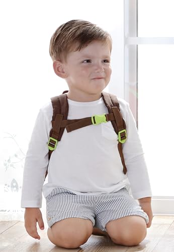 sigikid Kinderrucksack Kindergartenrucksack Krippe Kita - mit Brustgurt gepolsterten Gurten Namensschild - Geschenk für Jungen und Mädchen ab 2 Jahren