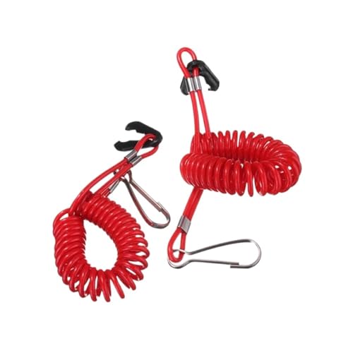 Correa de seguridad para piezas de motor con cable en espiral flexible y duradero