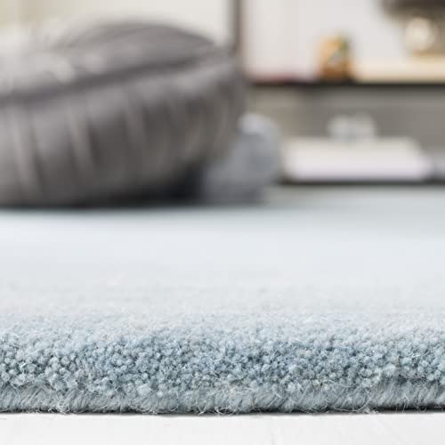 Tapete SAFAVIEH 6 ft x 9 ft azul de lana hecho a mano miniatura 5