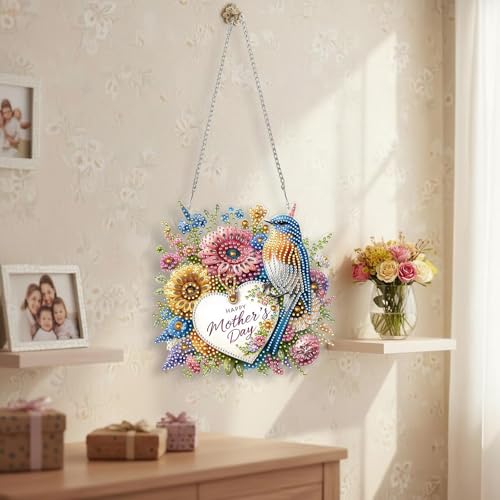 Mosaïque Strass Couronne de fleurs loisir créatif débutant - 5