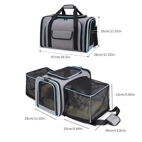 Sac de transport extensible confortable pour grand chat et chiot