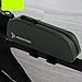 RNXRZANK Bike Front Frame Bag Cycling Pack Pouch Bicycle Top Tube Bag for Glasses Mountain Road Bike, Dark Green