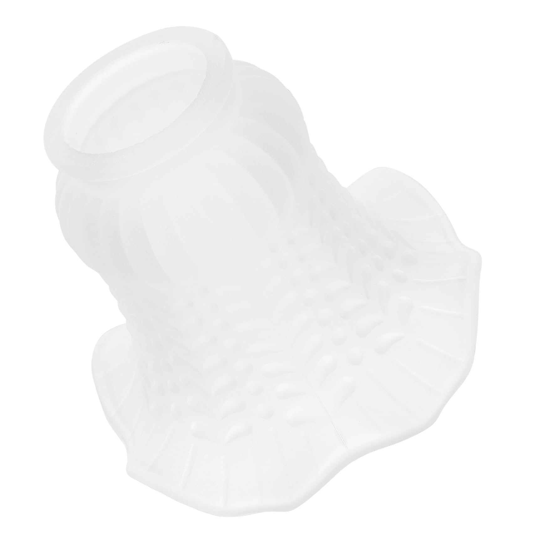 Pantalla de lámpara de vidrio de alta pureza con acabado minimalista