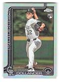 2025 Topps Chrome Update Refractor #USC18 Chase Dollander RC Rookie Colorado Rockies MLB Baseball Trading Card