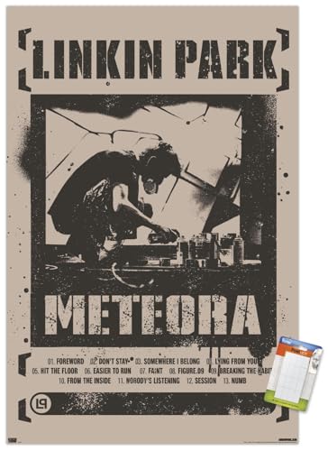 Trends International Linkin Park - Meteora Wall Poster, 22.37" x 34.00", Poster & Mount Bundle