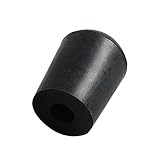 Huhebne Gummi-Spitze fuer Cello Endpin (4er Pack), 160667, Schwarz