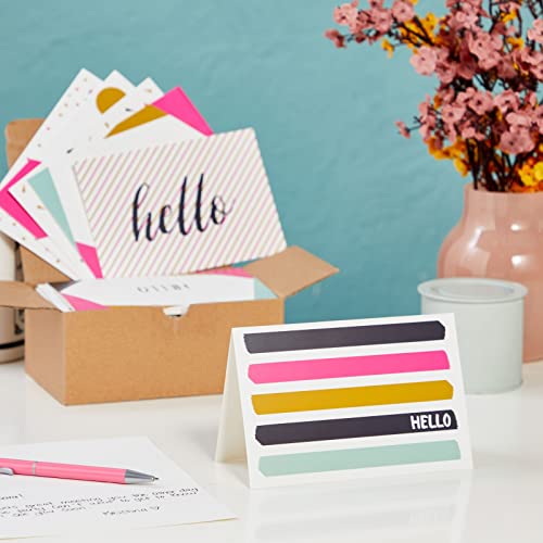 Best Paper Greetings 48 Pack All Occasion Hello Cards With Envelopes, Welcome And Thinking Of You Greeting Note Cards, Blank Inside For Friends, Family, Teachers, Students (4X6 In) #TOP1