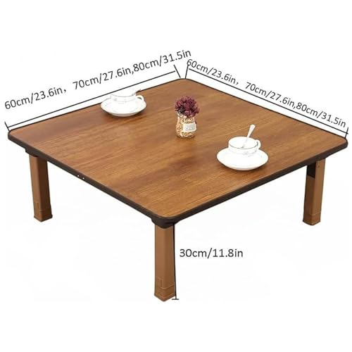 Table basse pliante pour s'asseoir au sol sans encombrer la chambre