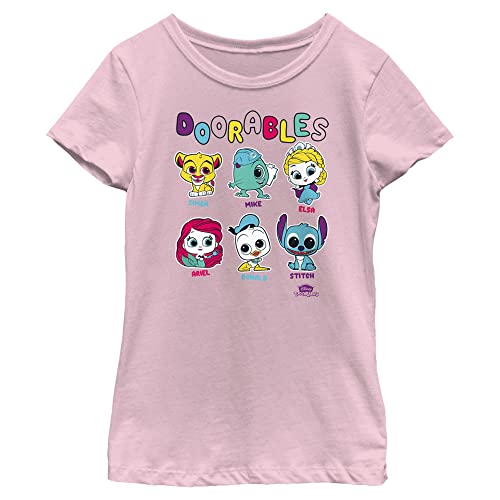 Disney Doorables Whos Who Girls Short Sleeve Tee Shirt
