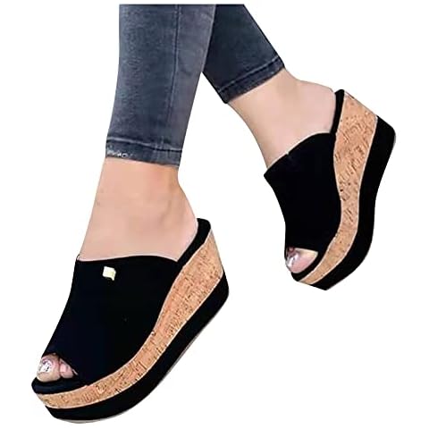 NUSGEAR Chanclas Mujer Sandalias Verano Plataforma Cuña Cover