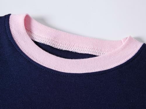 Dolphin&Fish Girls Cotton Pajamas Toddler 2 Pieces Pjs Kids Sleepwear Clothes Long sleeve Sets3