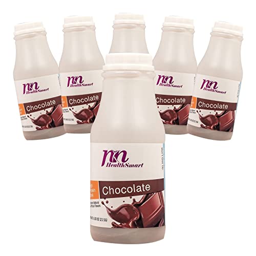 Healthsmart Proti-Go, Chocolate, 15G Protein, Low Calorie, Low Carb, Low Fat, Low Sugar, No Gluten Ingredients, Aspartame Free, Keto Diet Friendly, Ideal Protein Compatible, 6 Shaker Bottles #TOP9
