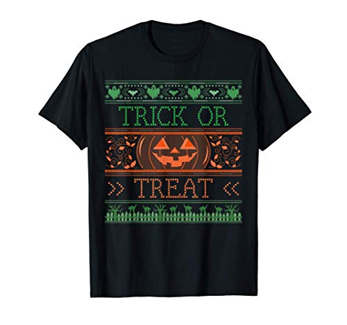 Truco o trato Ugly Funny Costume Halloween Camiseta
