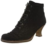Verschluss: Schnürung Neosens Damen Fantasy Rococo Kurzschaft Stiefel, Schwarz (Rock Black S848), 39 EU