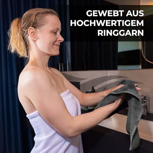 Gästehandtücher Set aus 100% Baumwolle 8er Pack von HolyDays