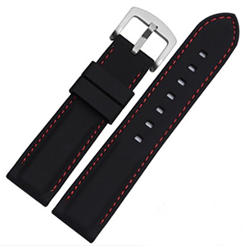 [Richie strap]�r���v�x���g �r���v�o���h �ւ��X�g���b�v �ЊO�i �ėp���o�[�x���g ��t��20/22/24mm �K�p: IWC �A�C�E�_�u�����[�E�V�[ �ALuminox ���~�m�b�N�X (����)�s���o�b�N���t�� (22mm, �u���b�N(�Ԏ�)��