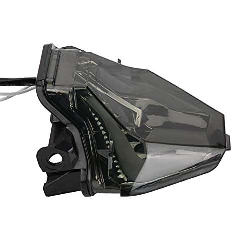 Yctze Luz traseira, luz traseira LED de seta para motocicleta para Yamaha MT-07 FZ-07 YZF-R3 YZF-R25