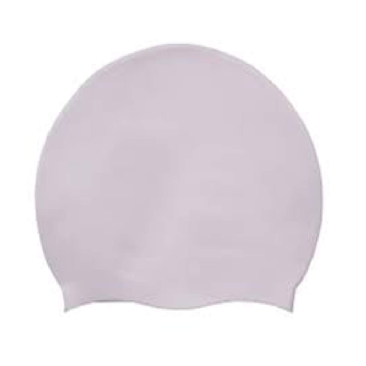 N.U.W.A Solid Silicone Swim Cap, Comfortable Fit Swim Caps Swimming Cap for Men Women Adults Youths, Ergonomic Design