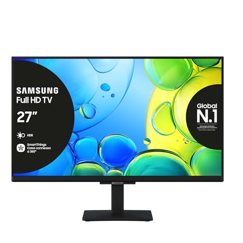 Samsung Full HD Smart TV 27'' UE27F6000FUXZT, Hyper Real Processor, HDR & Pur Color, Smart...