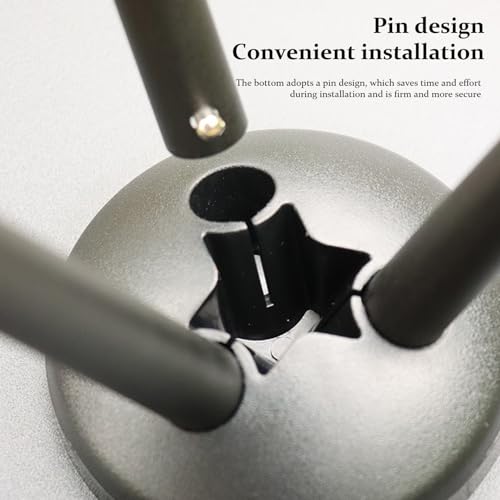 Table de jardin pliante ronde réglable pour éviter les chutes d'objets