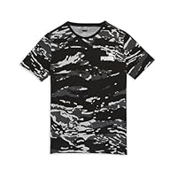 Puma T-Shirt Noir/Gris Garçon Camo AOP Noir 12 Ans