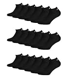 FILA 9 Paar Socken, Invisible Sneakers Unisex, einfarbig, 35-46 (3x 3er Pack) (Schwarz, 39-42 (6-8 UK))