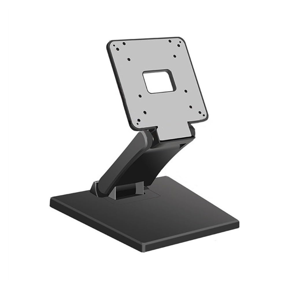 Regulowany stojak na monitor LCD pasuje do ekranu 13–24 cali, mieści 6,5 kg, składany pojedynczy stojak na monitor z otworem VESA 75 x 75 mm, 100 x 100 mm, akcesoria biurkowe do montażu na