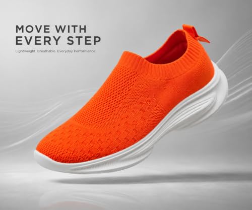 Image of Kraasa Trial Running Shoes with Lightweight Memory Insole | Breathable, Anti-Skid Knit Sneaker, Walking & Gym Shoes