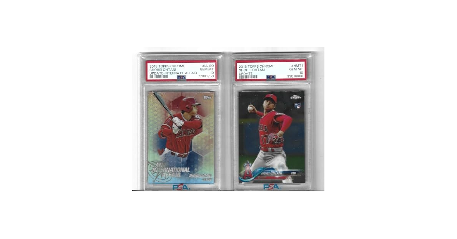 大谷翔平ルーキーカード 2018 Topps Chrome Update Amazon.com