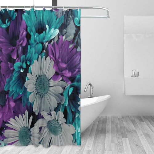 Rideau de douche anti-moisissure en polyester 183x183 résistant à la rouille - 4