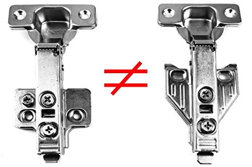 Berta (30 Pieces) Full Overlay Face Frame Soft Closing European Hinges, 110 Degree 2 Way Adjustable Clip On Concealed Kitchen Cabinet Door Hinges With Screws #TOP3