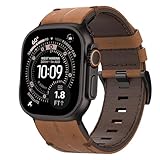 【Confort Supérieur et Hypoallergénique】: Le cuir doux et respirant épouse la forme du poignet pour un confort sur mesure. Aucune irritation cutanée grâce à des matériaux naturels et une finition sans produits chimiques agressifs, idéal pour un port quotidien.