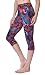 Regular Size Printed Brushed Capris (Fire Water Earth Paisley)