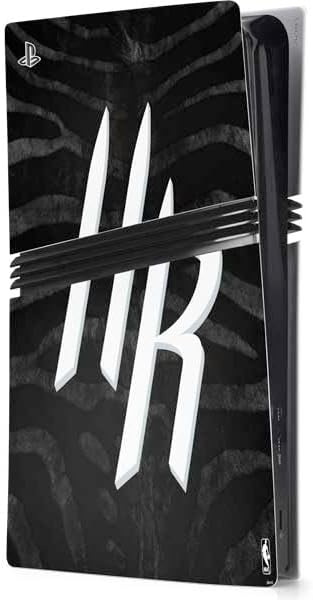 Skinit Decal Gaming Skin Compatible with PS5 Pro Console - Officially Licensed NBA Houston Rockets Standard - Black Design