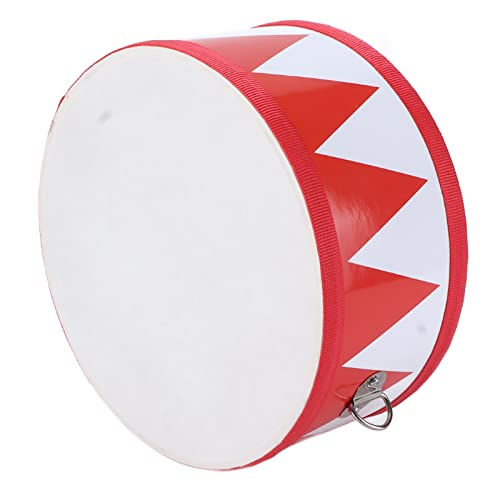 Conjunto de bateria infantil, bateria de madeira com 2 instrumentos de percussão de bomba, alça ajus