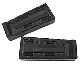 ★ MPN: 5VL-F7413-00 DULALA 2pcs Motorrad Schwarz Fußrastengummi für Yamaha YBR 125 All