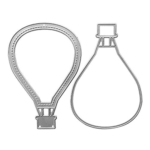 Metal Die Cuts Hot Air Balloon Embossing Stencil Cutting Dies for Card Making Shaking Card Scrapbooking Paper Craft Album Stamps DIY Décor