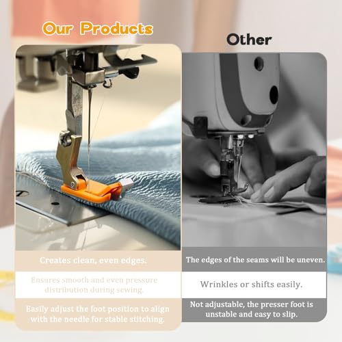 2 Piezas Pie Prensatelas Multifuncional para Máquina de Coser miniatura 7