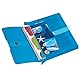 Herlitz Sammelbox A4 PP mit Rückenetikett, 1 Stück mit Design-Aufdruck, Rückenbreite 4 cm, transparent blau