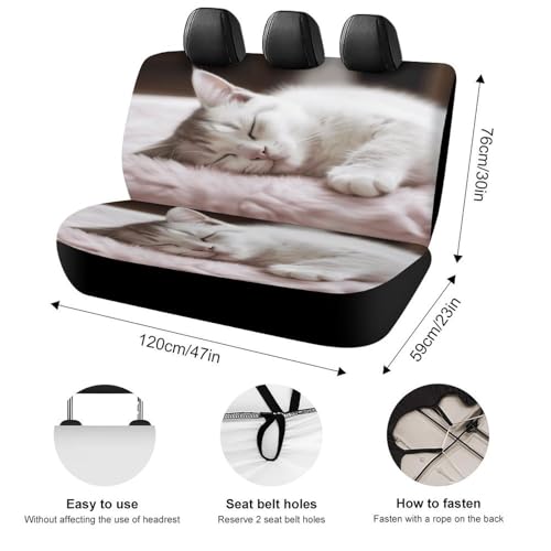 Funda para asiento trasero de coche lavable que elimina las manchas de perro en tu SUV 2