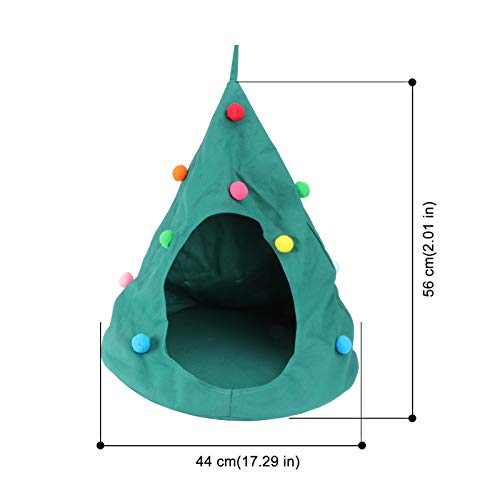 Valicclud — Cama de caverna de árvore de Natal para gatos e gatos