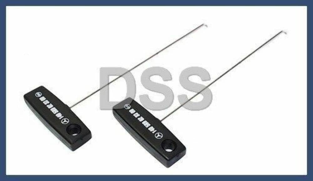 2 Ganci Per Rimozione Gruppo Strumenti Auto - Compatibile Con Mercedes Benz W124, W210, W202, Ecc. - Foto 11