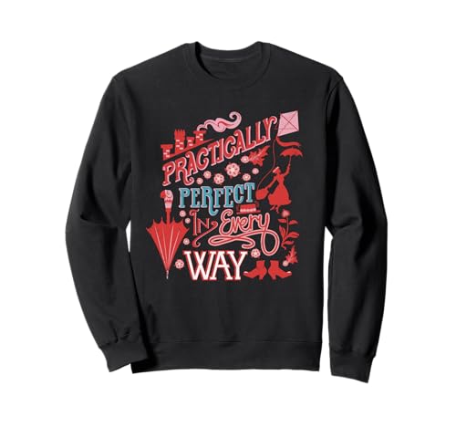 Sweat Disney Mary Poppins pull chaud fin contre le froid vêtement confortable et stylé