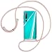 Produktbild mtb more energy® Handykette kompatibel mit Xiaomi Mi 10, Mi 10 Pro (6.67'') - roségold - Smartphone Hülle zum Umhängen - Anti Shock Strong TPU Case